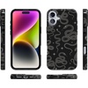 image:imageCasely iPhone 16 Plus Case  Blush Garden  Floral Doodle  Compatible with MagSafe  Classic Ultra Thin DesignWere Ready For It  Black Serpent