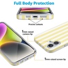 image:imageCasely iPhone 16 Plus Case  Butter Yellow Stripes  Sunday Best  Compatible with MagSafe  Classic Ultra Thin Design