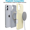 image:imageCasely iPhone 16 Plus Case  Butter Yellow Stripes  Sunday Best  Compatible with MagSafe  Classic Ultra Thin Design