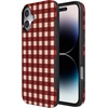 image:imageCasely iPhone 16 Plus Case  Checked Twice  Red Plaid  Bold Protective Design  MagSafe Compatible Design