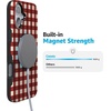 image:imageCasely iPhone 16 Plus Case  Checked Twice  Red Plaid  Bold Protective Design  MagSafe Compatible Design