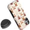 image:imageCasely iPhone 16 Plus Case  Fall Girlie  Pumpkin Spice Bows  Bold Protective Design  MagSafe Compatible Design