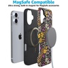 image:imageCasely iPhone 16 Plus Case  Falling for You  Plum Floral  Bold Protective Design  Compatible with MagSafe