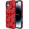 image:imageCasely iPhone 16 Plus Case  Final Rose  Red amp Pink Floral  Bold Protective Design  MagSafe Compatible Design