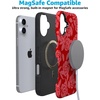 image:imageCasely iPhone 16 Plus Case  Final Rose  Red amp Pink Floral  Bold Protective Design  MagSafe Compatible Design