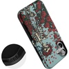 image:imageCasely iPhone 16 Plus Case  Forever Grateful  Grateful Dead Skeleton Floral  Bold Protective Design  Compatible with MagSafe