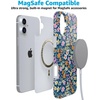 image:imageCasely iPhone 16 Plus Case  Full Bloom  Navy Floral  Compatible with MagSafe  Classic Ultra Slim Design