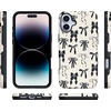 image:imageCasely iPhone 16 Plus Case  Goth Girlie  Black Bows  Bold Protective Design  Compatible with MagSafe