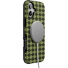 image:imageCasely iPhone 16 Plus Case  Harlequin Wicked Diamond  Black and Green  Bold Protective Design  MagSafe Compatible Design