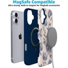 image:imageCasely iPhone 16 Plus Case  Ink amp Iris  Vintage Floral  Bold Protective Design  Compatible with MagSafe