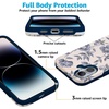 image:imageCasely iPhone 16 Plus Case  Ink amp Iris  Vintage Floral  Bold Protective Design  Compatible with MagSafe