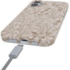 image:imageCasely iPhone 16 Plus Case  Into the Wild  White Snow Leopard  Compatible with MagSafe  Classic Ultra Slim DesignBeige Garden  Neutral Floral