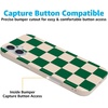 image:imageCasely iPhone 16 Plus Case  Into the Wild  White Snow Leopard  Compatible with MagSafe  Classic Ultra Slim DesignFit Check  Green Checkerboard
