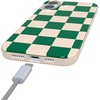 image:imageCasely iPhone 16 Plus Case  Into the Wild  White Snow Leopard  Compatible with MagSafe  Classic Ultra Slim DesignFit Check  Green Checkerboard