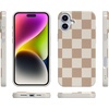 image:imageCasely iPhone 16 Plus Case  Into the Wild  White Snow Leopard  Compatible with MagSafe  Classic Ultra Slim DesignFit Check  Neutral Checkerboard Checkered
