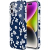 image:imageCasely iPhone 16 Plus Case  Into the Wild  White Snow Leopard  Compatible with MagSafe  Classic Ultra Slim DesignFloral Forest  Navy Cherry Blossom Floral