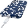 image:imageCasely iPhone 16 Plus Case  Into the Wild  White Snow Leopard  Compatible with MagSafe  Classic Ultra Slim DesignFloral Forest  Navy Cherry Blossom Floral