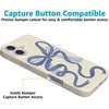 image:imageCasely iPhone 16 Plus Case  Into the Wild  White Snow Leopard  Compatible with MagSafe  Classic Ultra Slim DesignHeartstrings  Blue Bow