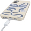 image:imageCasely iPhone 16 Plus Case  Into the Wild  White Snow Leopard  Compatible with MagSafe  Classic Ultra Slim DesignHeartstrings  Blue Bow