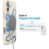 image:imageCasely iPhone 16 Plus Case  Into the Wild  White Snow Leopard  Compatible with MagSafe  Classic Ultra Slim DesignHeartstrings  Blue Bow