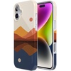 image:imageCasely iPhone 16 Plus Case  Into the Wild  White Snow Leopard  Compatible with MagSafe  Classic Ultra Slim DesignOpposites Attract  Day Night Colorblock Mountains