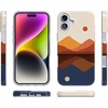 image:imageCasely iPhone 16 Plus Case  Into the Wild  White Snow Leopard  Compatible with MagSafe  Classic Ultra Slim DesignOpposites Attract  Day Night Colorblock Mountains