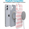 image:imageCasely iPhone 16 Plus Case  Into the Wild  White Snow Leopard  Compatible with MagSafe  Classic Ultra Slim DesignQueen of Diamonds  Pink Watercolor