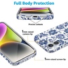 image:imageCasely iPhone 16 Plus Case  Into the Wild  White Snow Leopard  Compatible with MagSafe  Classic Ultra Slim DesignRose to Fame  Blue  White Floral