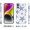 image:imageCasely iPhone 16 Plus Case  Into the Wild  White Snow Leopard  Compatible with MagSafe  Classic Ultra Slim DesignStars Align  Blue  White Stars