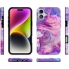 image:imageCasely iPhone 16 Plus Case  Into the Wild  White Snow Leopard  Compatible with MagSafe  Classic Ultra Slim DesignTie Dying Over You  Purple Marble