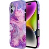 image:imageCasely iPhone 16 Plus Case  Into the Wild  White Snow Leopard  Compatible with MagSafe  Classic Ultra Slim DesignTie Dying Over You  Purple Marble