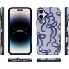 image:imageCasely iPhone 16 Plus Case  Love Me Knot  Blue Bow  Bold Protective Design  MagSafe Compatible Design
