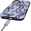 image:imageCasely iPhone 16 Plus Case  Love Me Knot  Blue Bow  Bold Protective Design  MagSafe Compatible Design