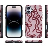image:imageCasely iPhone 16 Plus Case  Love Me Knot  Mauve Bow  Bold Protective Design  MagSafe Compatible Design