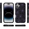 image:imageCasely iPhone 16 Plus Case  Midnight Web  Spider Web  Bold Protective Design  Compatible with MagSafe