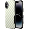 image:imageCasely iPhone 16 Plus Case  Mint Lattice  Sunday Best  Bold Protective Design  Compatible with MagSafe