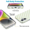 image:imageCasely iPhone 16 Plus Case  Mint Lattice  Sunday Best  Compatible with MagSafe  Classic Ultra Thin Design