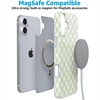 image:imageCasely iPhone 16 Plus Case  Mint Lattice  Sunday Best  Compatible with MagSafe  Classic Ultra Thin Design