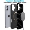 image:imageCasely iPhone 16 Plus Case  On the Dot  Black Polka Dot  Bold Protective Design  Compatible with MagSafe