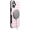 image:imageCasely iPhone 16 Plus Case  Pink Plaid  Sunday Best  Bold Protective Design  Compatible with MagSafe