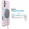 image:imageCasely iPhone 16 Plus Case  Pink Plaid  Sunday Best  Compatible with MagSafe  Classic Ultra Thin Design