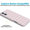 image:imageCasely iPhone 16 Plus Case  Pink Plaid  Sunday Best  Compatible with MagSafe  Classic Ultra Thin Design