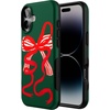 image:imageCasely iPhone 16 Plus Case  Santas Favorite  Holiday Bow  Bold Protective Design  MagSafe Compatible Design