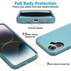 image:imageCasely iPhone 16 Plus Case  Secret Garden  Mixed Floral  Bold Protective Design  Compatible with MagSafeAquamarine  Ocean Blue Shimmer