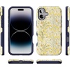 image:imageCasely iPhone 16 Plus Case  Secret Garden  Mixed Floral  Bold Protective Design  Compatible with MagSafeBoho Blooms  Golden Floral