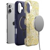 image:imageCasely iPhone 16 Plus Case  Secret Garden  Mixed Floral  Bold Protective Design  Compatible with MagSafeBoho Blooms  Golden Floral