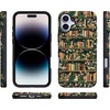 image:imageCasely iPhone 16 Plus Case  Secret Garden  Mixed Floral  Bold Protective Design  Compatible with MagSafeBook Nook  Floral Library