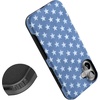 image:imageCasely iPhone 16 Plus Case  Secret Garden  Mixed Floral  Bold Protective Design  Compatible with MagSafeCoastal Blues  Denim Stars