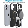 image:imageCasely iPhone 16 Plus Case  Secret Garden  Mixed Floral  Bold Protective Design  Compatible with MagSafeCurrent MOOd  Cow Print
