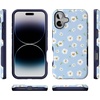 image:imageCasely iPhone 16 Plus Case  Secret Garden  Mixed Floral  Bold Protective Design  Compatible with MagSafeDaisy Daydream  Baby Blue Floral